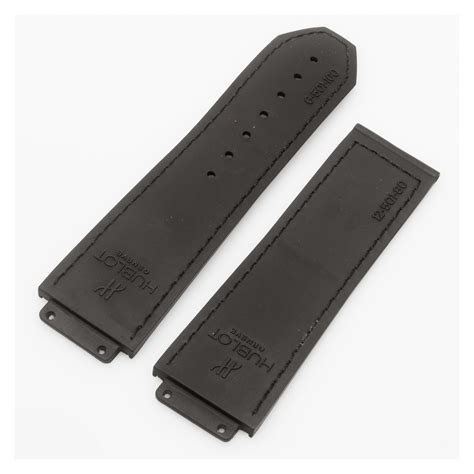 Hublot black aligator rubber strap 20mm x 18.5mm (12